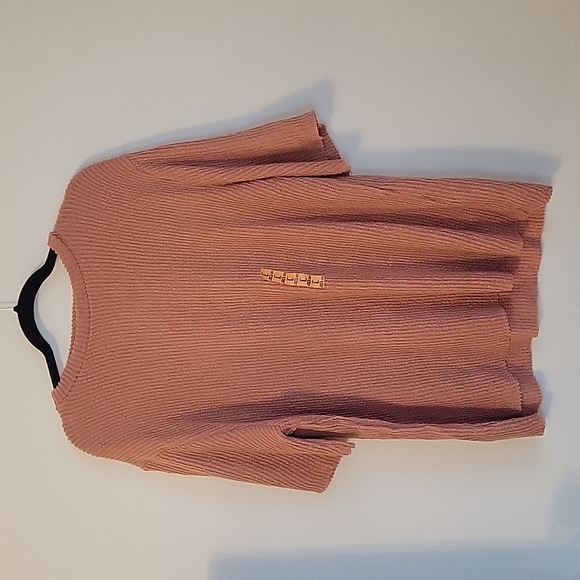 Zara Soft Feel Textured Top - Size Large - Picture 1 of 7